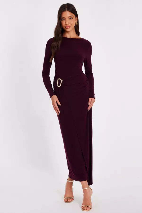 Plum Buckle Midaxi Dress