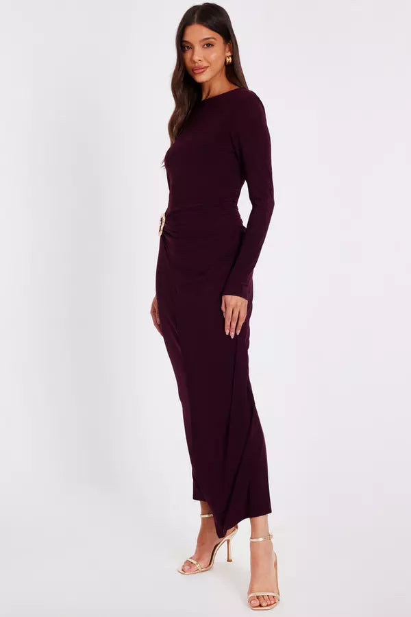 Plum Buckle Midaxi Dress